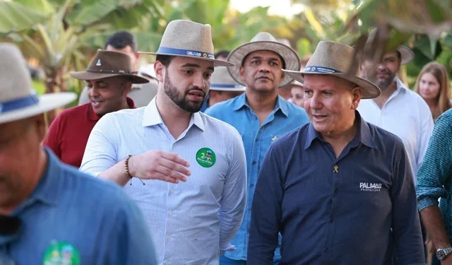 Ao lado de Eduardo Siqueira, Marcos Júnior visita à Agrotins e defende protagonismo de Palmas no agronegócio
