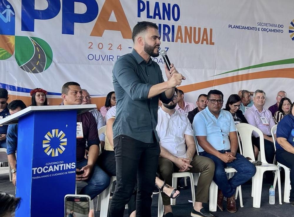 Deputado Léo Barbosa participa de Consulta Pública do PPA da região do Jalapão em Novo Acordo