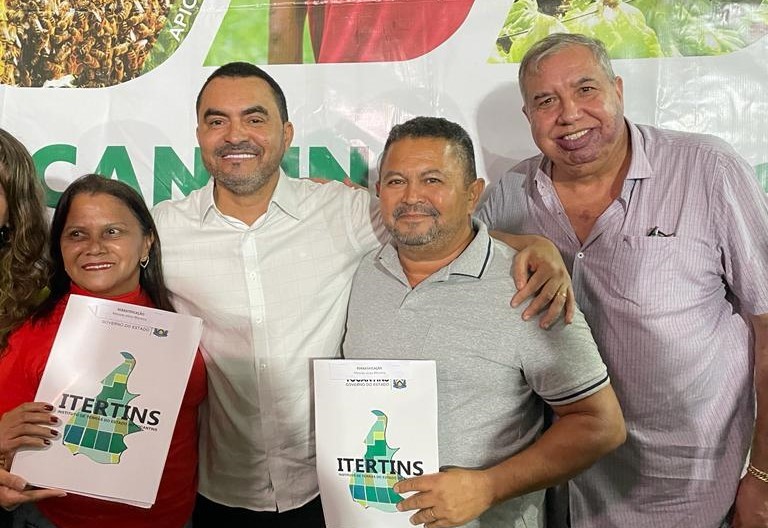 Vereador Jucelino participa de entrega de títulos definitivos e mutirão de crédito rural no Taquarussu Grande 