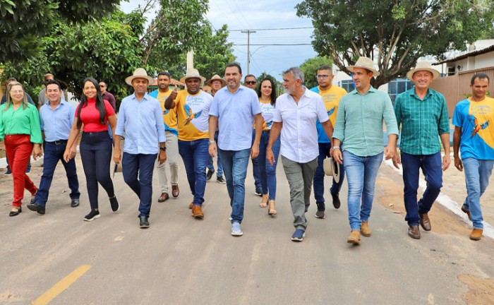 Governador Wanderlei Barbosa inaugura obras de infraestrutura no aniversário de 33 anos de Lagoa do Tocantins