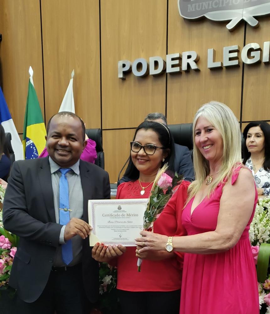Em sessão solene, vereador Joatan de Jesus escolheu homenagear dona Iracy Pereira da Silva