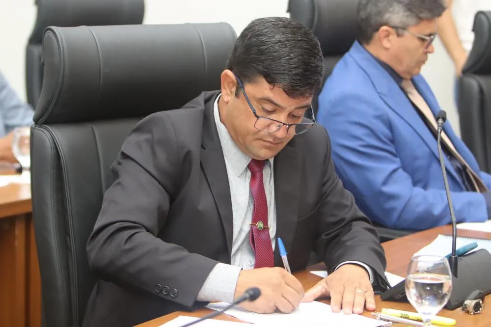 Rogério Freitas pede revitalização do canteiro central no Jardim Aureny IV