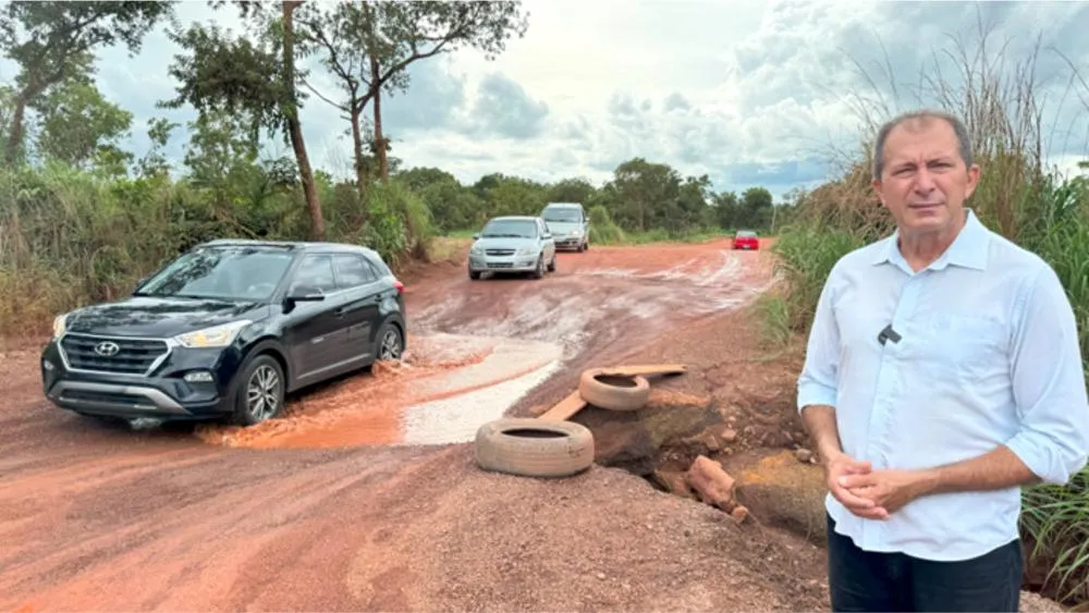 Vereador Pr. Manoel Bomfin cobra urgência em obras e infraestrutura na via que liga os setores Jardim Vitória I e II ao Taquari